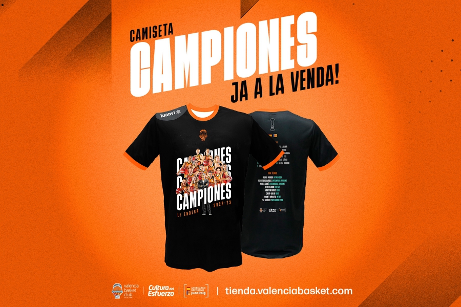 A la venda la camiseta de Campiones de la LF Endesa